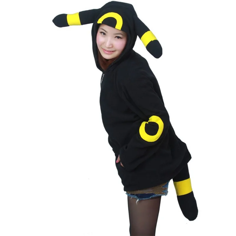 

Winter Spring The balck yellow sun elves Hoodie Pokemon Animal hoody Sweatshirt Anime Costume