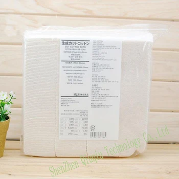 Newest package Muji cotton 60*50mm 180pcs for electronic cigarette coils with Cheapest price