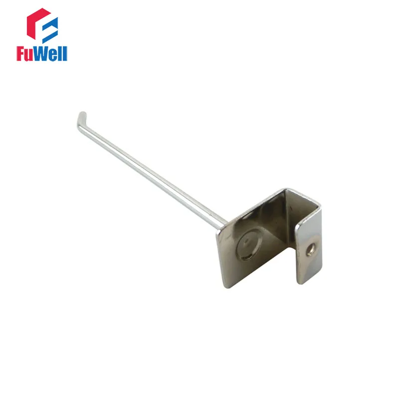 Size: L200mm Ochoos 20PCS/Lot 200mm=8 Length Chrome Plated Slatwall Hooks Frid Hooks Wire Dia.4.8mm Supermarket and Store Display Exhibition Hooks Size: L200mm Ochoos 20PCS/Lot 200mm=8 Length Chrome Plated Slatwall Hooks Frid Hooks Wire Dia.4.8mm Supermarket and Store Display Exhibition Hooks