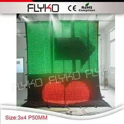 P5 4x3 м Крытый светодиодном дисплей led