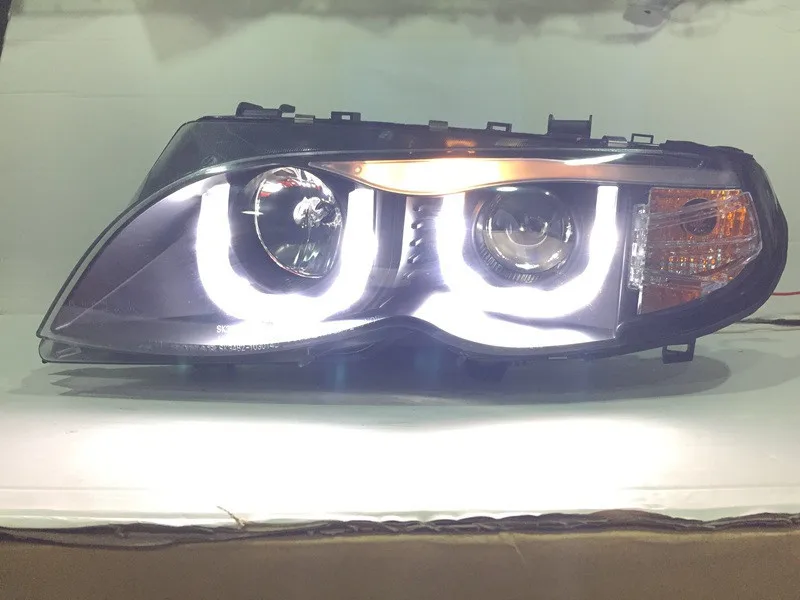 Автомобильная фара Lampever для BMW E46 4 двери 2001 2004 320i 328i светодиодный ная H7 ксеноновые