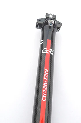 

Specials! cycling king c-k 2015 red 3K Full Carbon Fiber Seatpost MTB/Road Bicycle Seat tube27.2/30.8/31.6*350/400