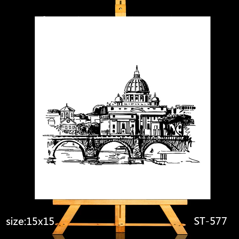 

ZhuoAng The Master Builder Clear Stamps/Card Making Holiday decorations For scrapbooking Transparent stamps 10*15cm