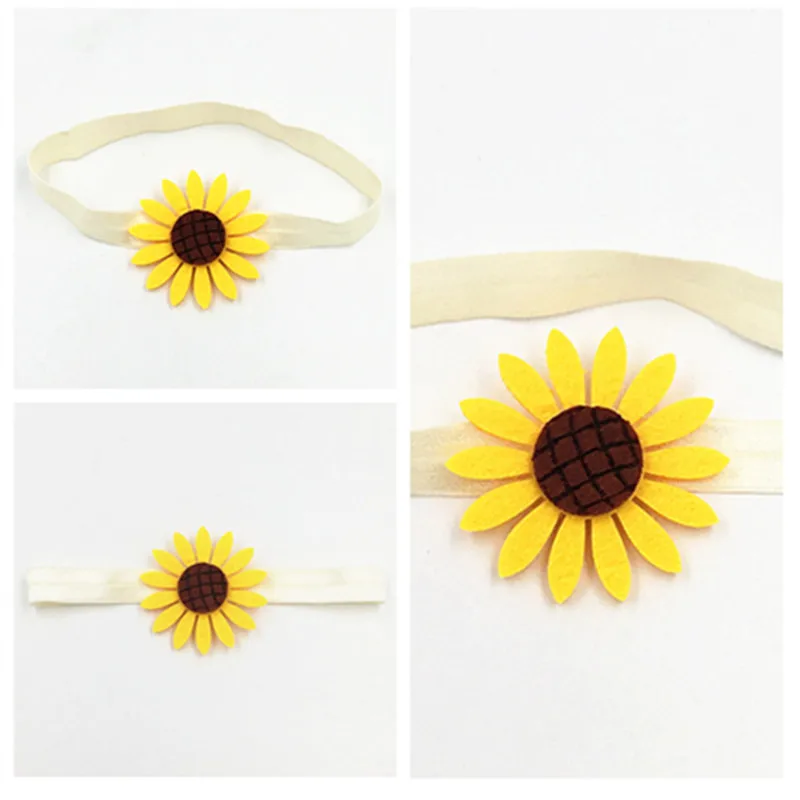 Sunflowers Headband Flowers Headdress Summer Hair Wheel Hair Accessories Sun