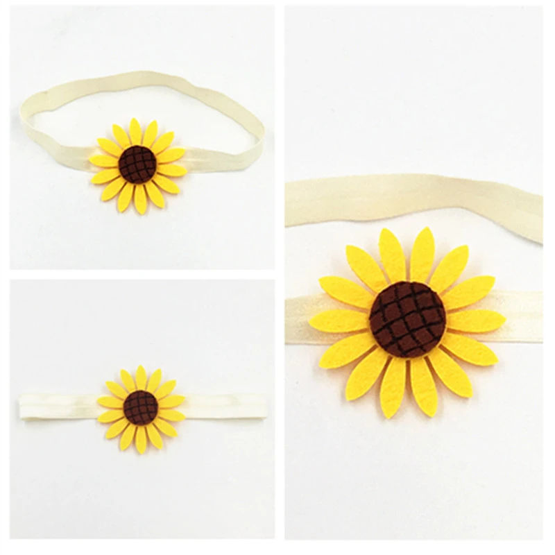 baby girl sunflower headband