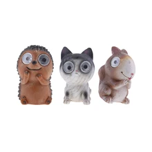 3 шт яркие глаза солнечный свет светодиодный животные сад украшения подарок декор