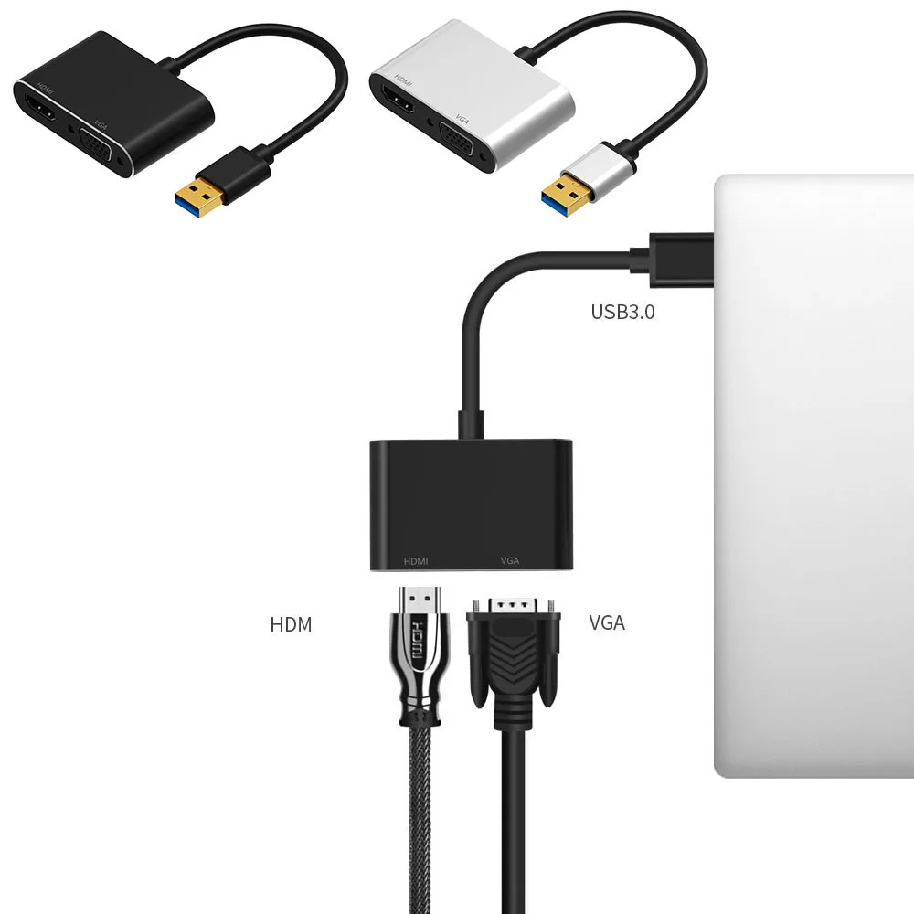 USB C to Type C 8 in 1 USB 3.0 HDMI RJ45 Adapter Micro SD TF Card Reader HUB U