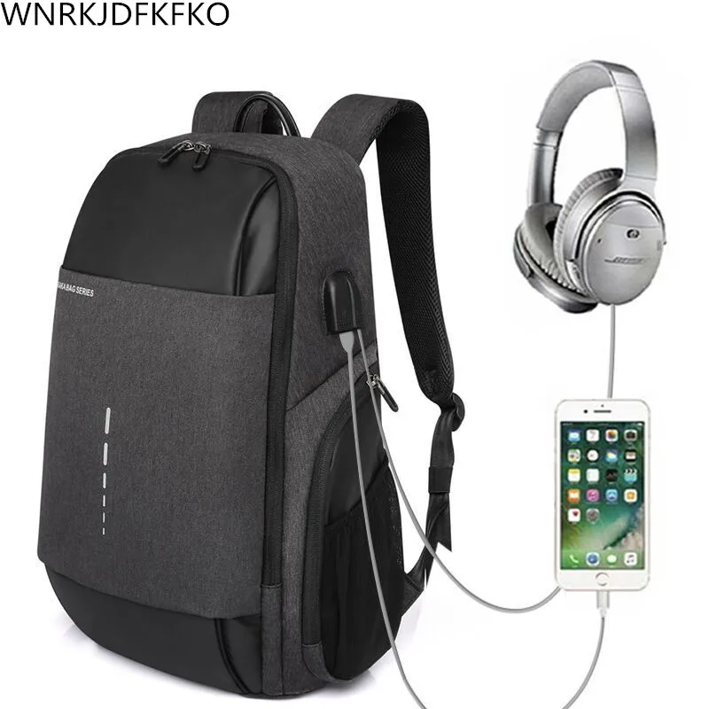

New Anti-Theft Backpack Charging 15.6-inch Laptop Backpack Men's Backpack Female Teenager Travel Backpack