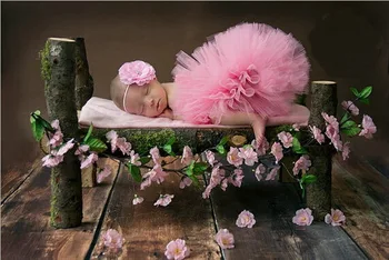 

Baby Photography Props Infant Newborn Costume Tutu Dress Skirt Headband Peacock Handmade Crochet Beanie Beaded Cap 0-1m or 3-4m