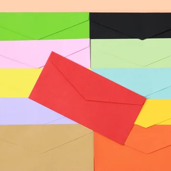 

12pcs Western style 5th color retro creative business envelopes Kraft simple blank invitation envelope custom