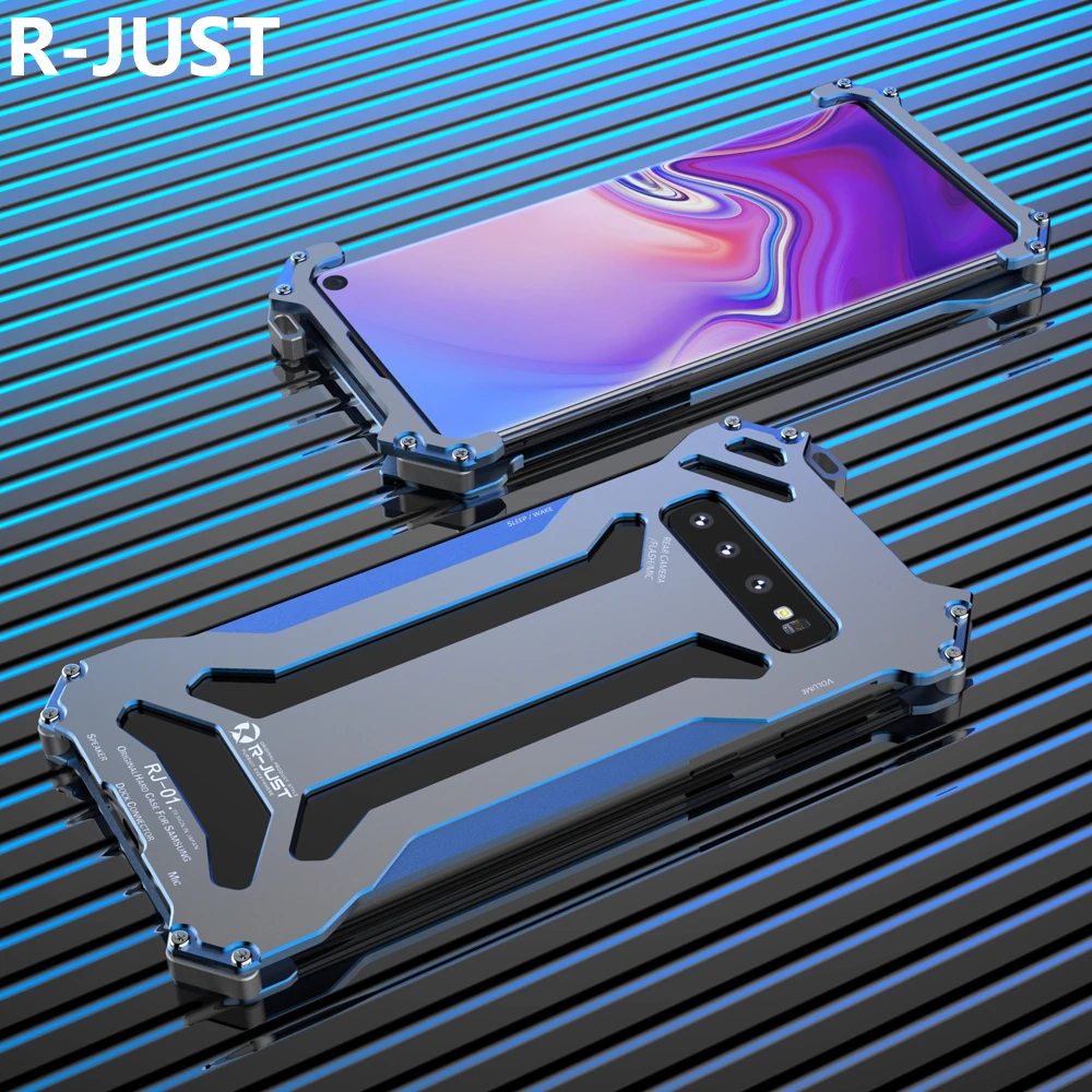 Чехол для Samsung S10 Plus Роскошный Жесткий металлический алюминиевый сплав