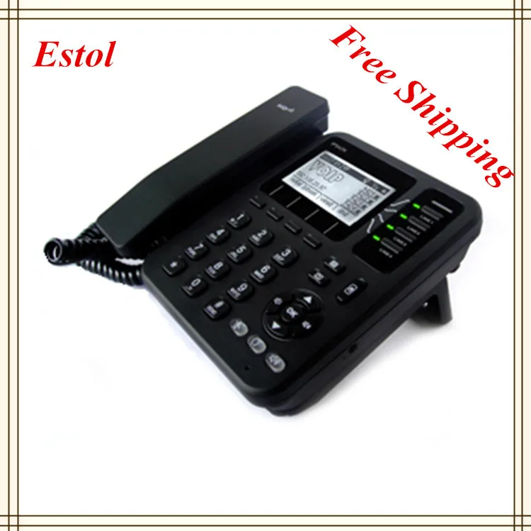 4 SIP lines WiFi VoIP Phone,wireless VoIP sip phone,desktop telephone