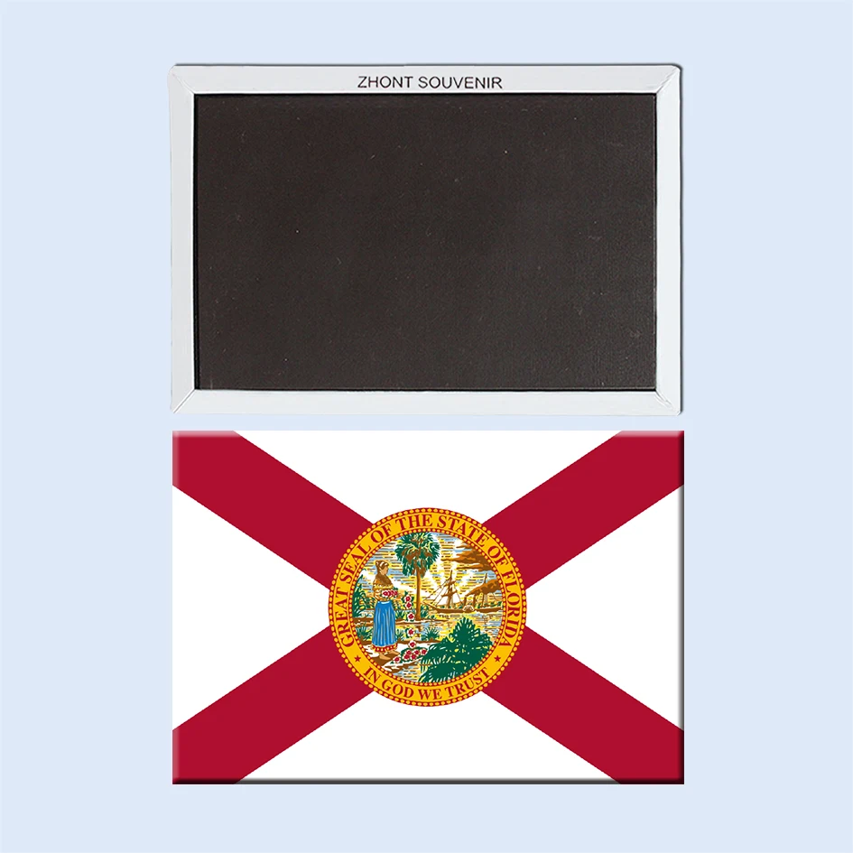 Home Decorate USA Symbols Sunshine State Florida Flag Fridge Magnet 027 | Дом и сад