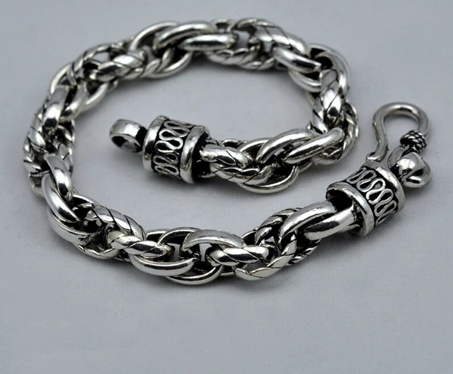 Buy the Assortment of 5 Sterling Silver Bracelets - 29.7g | GoodwillFinds