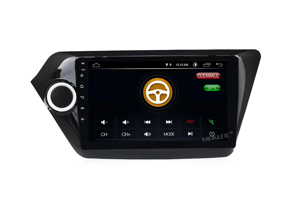 Excellent Lowest price quad core processor android 8.1 car gps dvd player for Kia K2 Rio 2012-2015 car radio multimedia  wifi bluetooth 10
