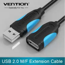 Vention USB 2.0 Male to Female USB Cable 2m 3m 5m Extender Cord Wire Super Speed Data Sync USB2.0 Extension Cable For PC Laptop
