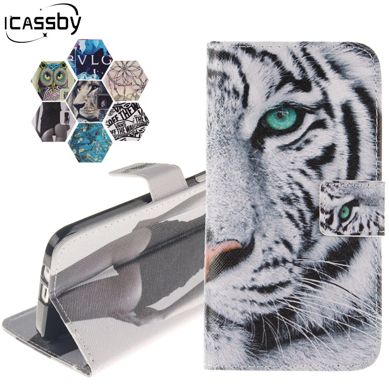 

Case for Coque Nokia 2.1 3.1 2018 Cases Owl Tiger Lion PU Leather Flip Wallet Case Flip Cover For Nokia 5.1 6.1 2018 Phone Bags