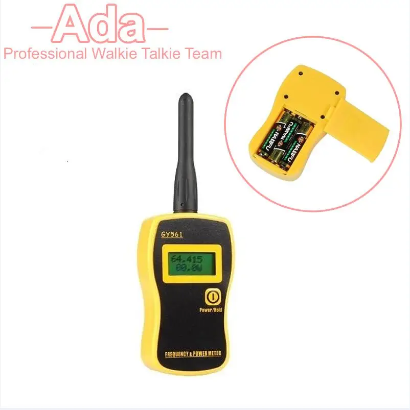 

GY561 Walkie Talkie Mini Handheld Frequency Counter Meter Power Measuring for Two-way Radio