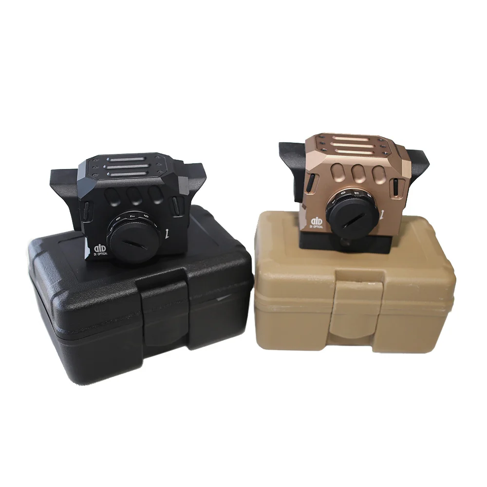 DI Optical EG1 Red Dot Sight Holographic Rifle Scope Tactical Reflex Sight Sunshade Clear Glass