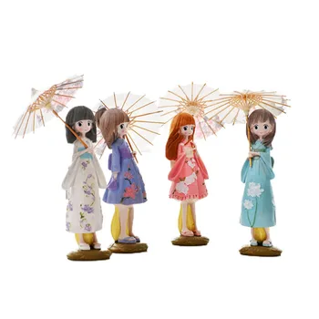 

Creative Resin Kimono Girls Multi-Functional Home Furnishings Bedroom Decorations Environmental Protection Gifts Wedding Gifts