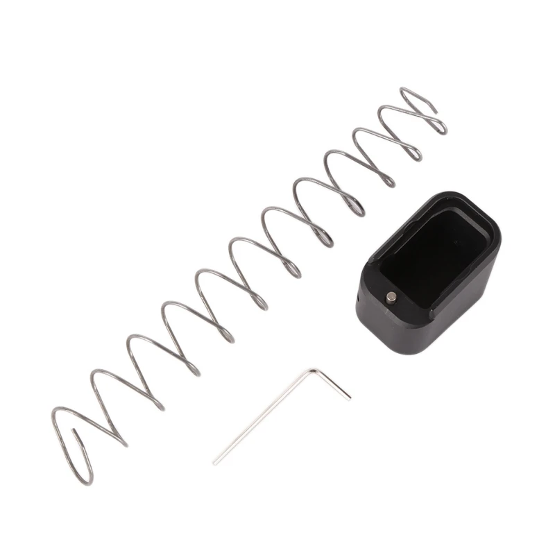Kaufen Neue Ankunft CNC Gefräste Zeitschriften Basis Pad für Glock G19 23 Magazin Verlängerung + 5 9mm + 4. 40. 357 3 farbe