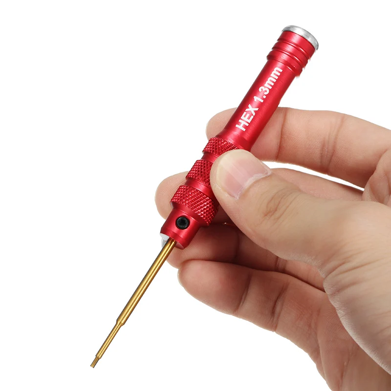 

ONERC Hexagon Screwdriver Tool Red H0.9 / H1.3 Tools For RC Model Toys Helicopter Drone Car Spare Parts