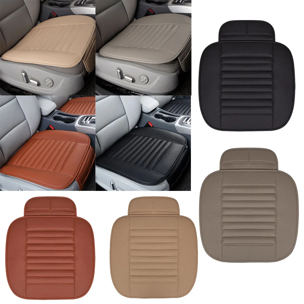 

Car Seat Cover Breathable Leather Bamboo Autocovers For Cars Pad Mat Auto Chair Cushion Universal Car-styling