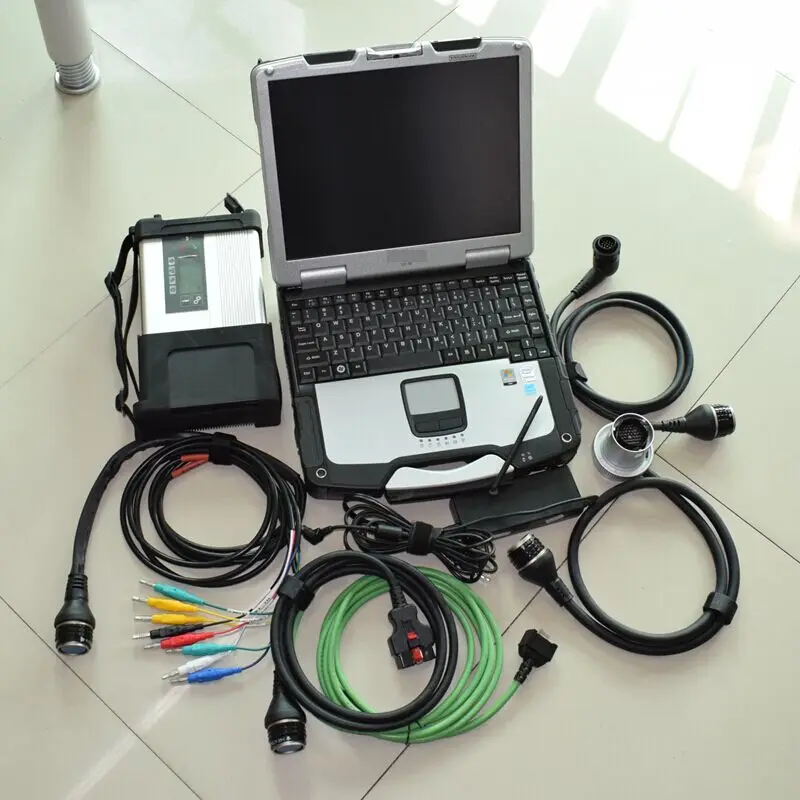  Super MB Star C5 con ordenador portátil MB Star SD C5 SD conectar inalámbrico con 201912 HDD Softwa