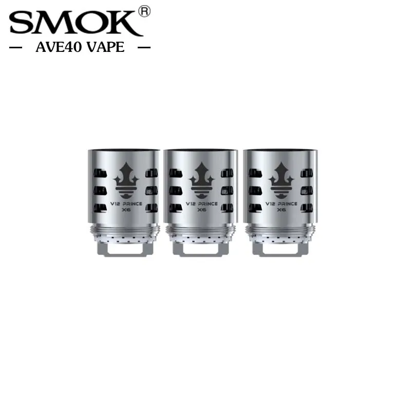 Распродажа 3 шт. SMOK Vape TFV12 Prince сменная катушка Q4/X4/X6/T10 0/M4/сетка/Полоса для