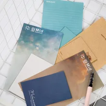 1 pcsenvelope творческий набор ручная роспись милый романтический любовный с буквами письмо 6 конверт 4 Письмо бумаги мульти-серии