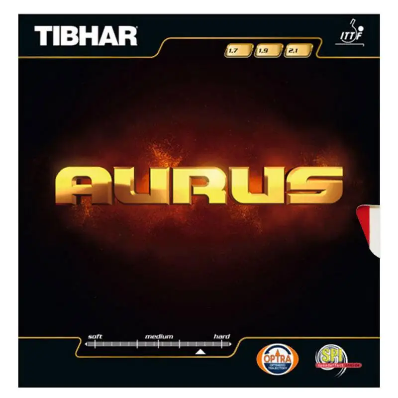 TIBHAR Высококачественная резиновая ракетка для настольного тенниса AURUS SOUND/AURUS мягкая ракетка для пинг-понга - Цвет: red
