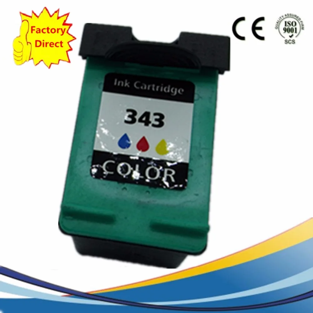 Ink Cartridge Remanufactured For HP 343 XL HP343 Photosmart 385 395 420 22 425 428 475 475v