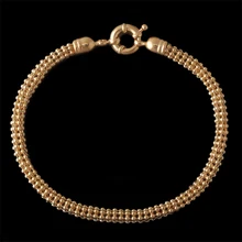 MxGxFam Золото Цвет бусины браслет для мужчин ювелирные изделия не кожа аллергия