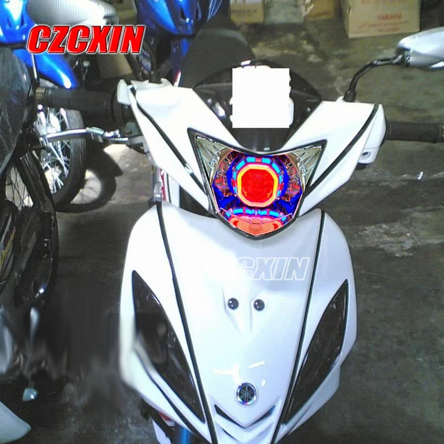 Motorcycle Headlight Modified Led Head Light Headlamp Front Lamp For Yamaha Lc135 Yamaha Jupiter Mx Aliexpress