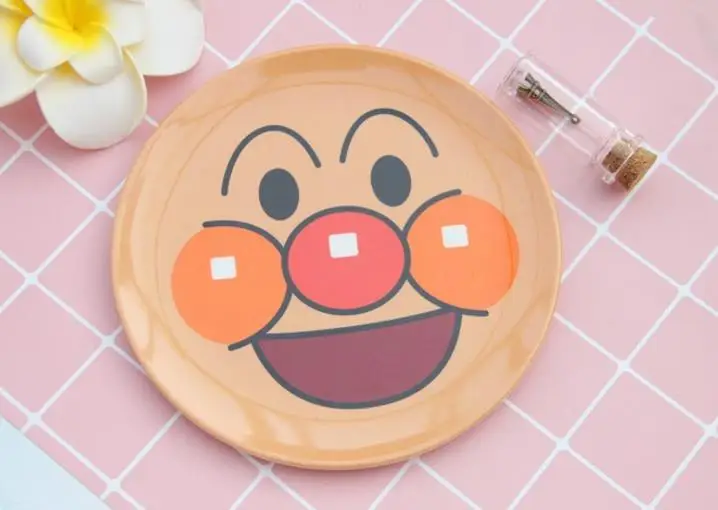 1 шт. Новый прекрасный Anpanman Хлеб Супермен мини блюдо тарелка мультфильм посуда
