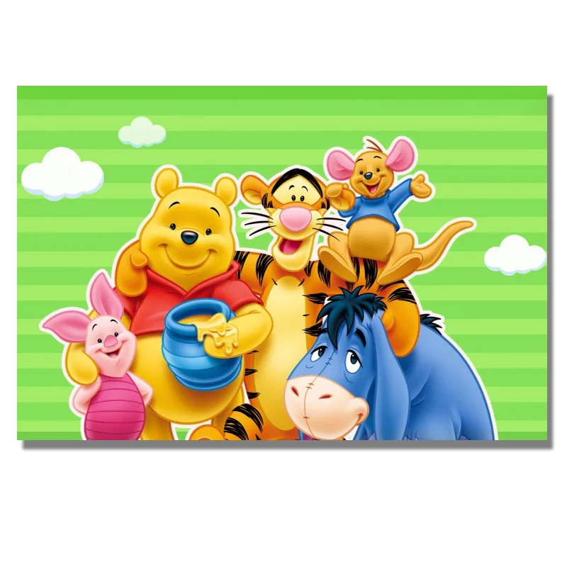 

Full Round Diamond Embroidery "winnie The Pooh" 5d Diamond Painting Cross Stitch 3d Diamond Mosaic Needle Handcraft Decor Gift