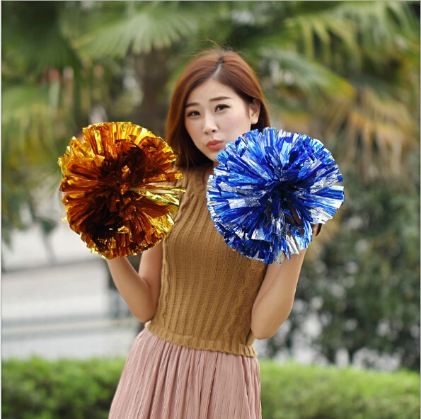 المعدن الأحمر مزيج التشجيع بوم بومس المشجع أضاليا combinat المقبض يمكن اختيار اللون يمكن شحن