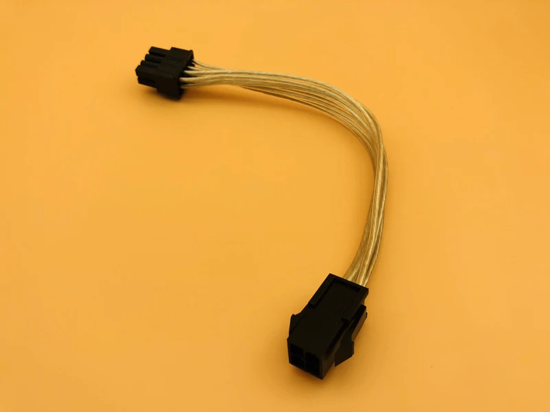 8Pin to 4Pin Power Cable Adapter 8P Male To 4Pin Female CPU to Motherboard Power Supply Cable for PC Computer BTC Miner Mining