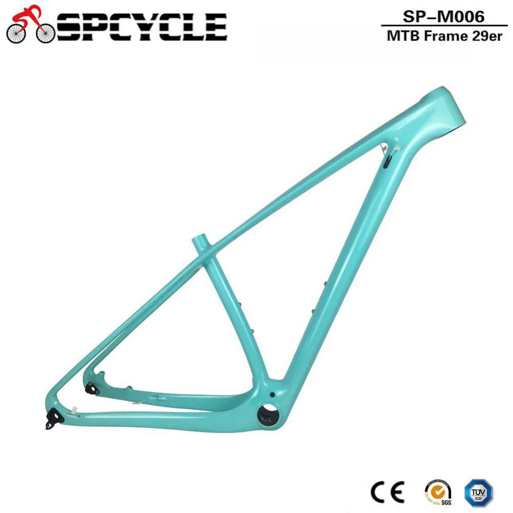 SmileTeam T1000 Full Carbon MTB Frame 29er Carbon Mountain Bike Frame 142 12 Thru Axle Or