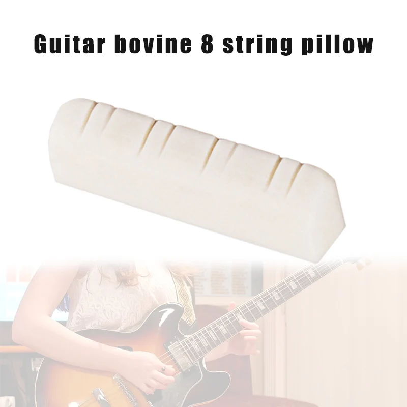 

Hot 1 Pcs 8 String Mandolin Upper Nut Bone Portable Musical Instrument Accessories MCK99