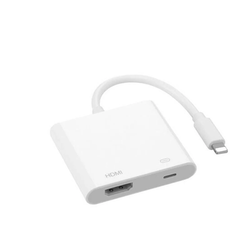 Оптовая продажа 10 шт. мини адаптер для Lightning AV HDMI/HDTV TV цифровой кабель iPhone 5 5S 6 6s 7