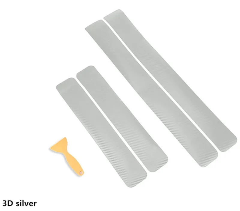 

4pcs Car Stickers Accessories Auto Parts Decorate Car Threshold Stickers for Renault clio megane 2 3 captur logan kadjar laguna