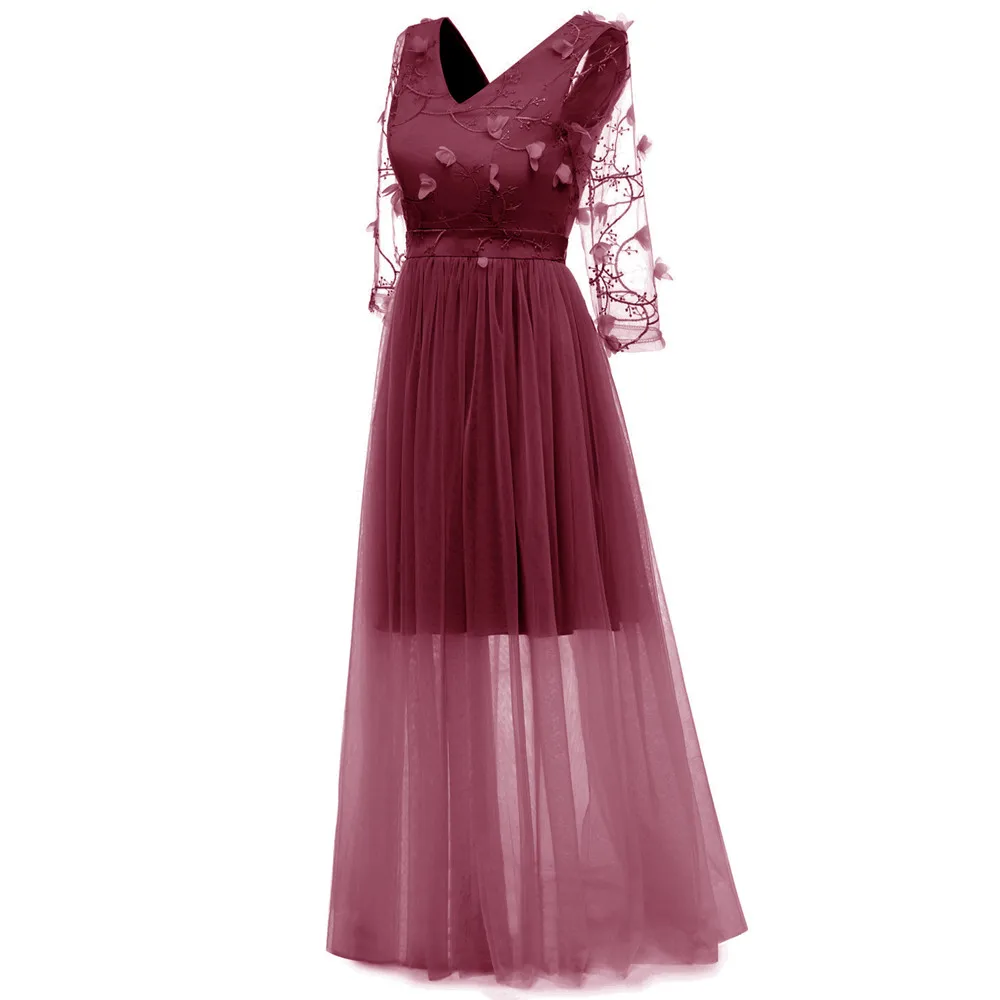 Винтажное длинное шифоновое летнее платье для женщин Vestidos Verano Макси платье для свиданий вечерние свадебные платья больших размеров Femme ete