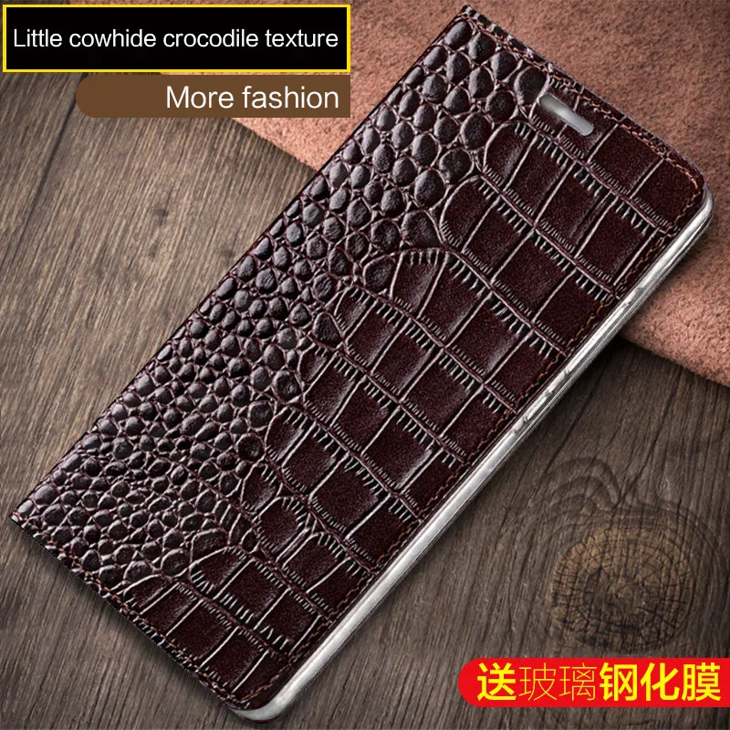 Чехол книжка из натуральной кожи под крокодила для Iphone 11 Pro max 12 Mini 6 6s 7 8 Plus X XS Max XR 5