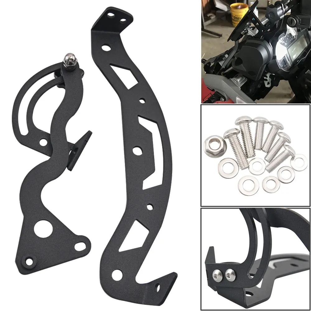 Motorcycle Windshield mount bracket Wind Deflector Bracket Clamp Holder