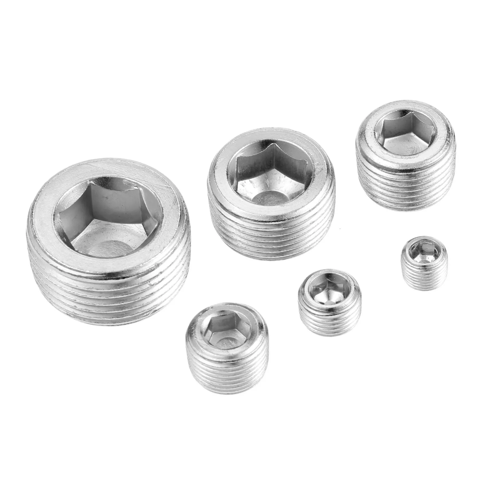 10 шт. Внутренняя шестигранная с резьбой NPT 1/4 дюйма 3/8 1/2 дюйма|Пневматические