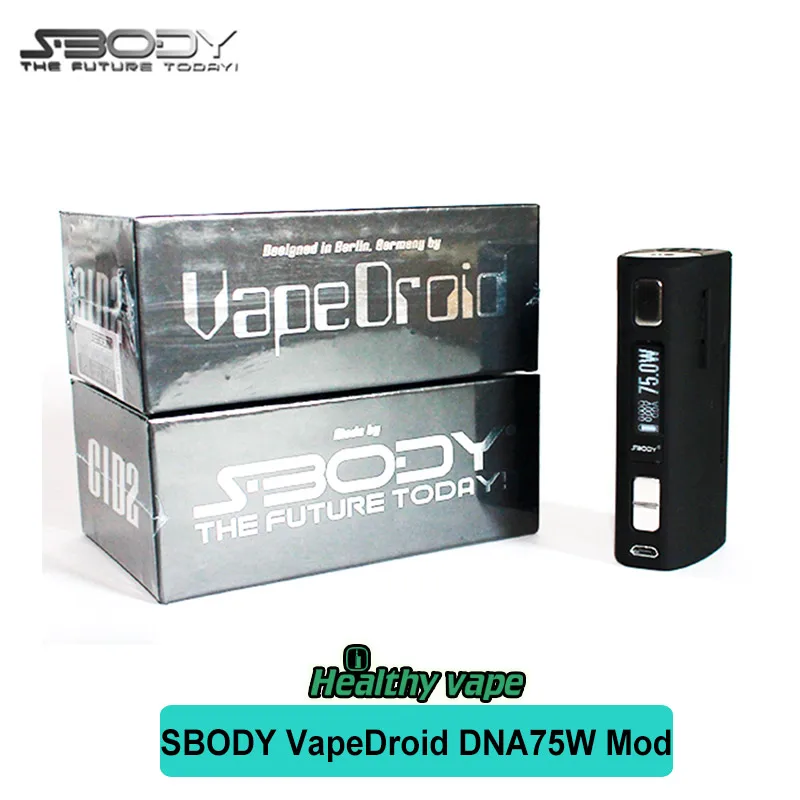 

Original SBODY VapeDroid C1D2 DNA75W E Cigarette TC Mod