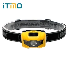 Waterproof 3W LED Headlamp White Headlight Camping Fishing Hiking Hunting Riding Head Light Cabeza Fog Lamp Flashlight Torch