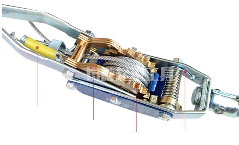 Использование для тяжелого подъема, товары, связанные более плотно, портативный ручной натяжитель, не нужны стальные электропроводные Подъемные Инструменты 1 тонна до 4 тонн