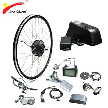 

48V 350W 500W Electric Bike Bicycle Conversion Kit with Lithium Battery for 20" 24" 26" 27.5" 700C 29" Mountain Bike Motor Wheel
